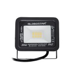 GloboStar® ATLAS 61412 Επαγγελματικός Προβολέας LED 20W 2300lm 120° AC 220-240V Μαύρο - Θερμό Λευκό 2700K - LUMILEDS Chips 